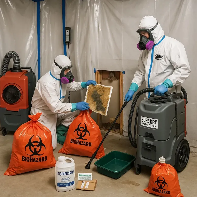 Contaminated Water Handling Protocols process in Winters, TX